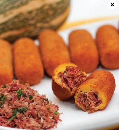 Bolinho de Carne Seca c/ Abóbora